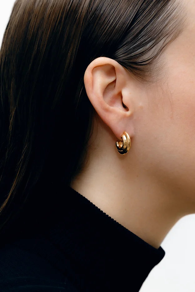 Argola Paus Grande Dourado