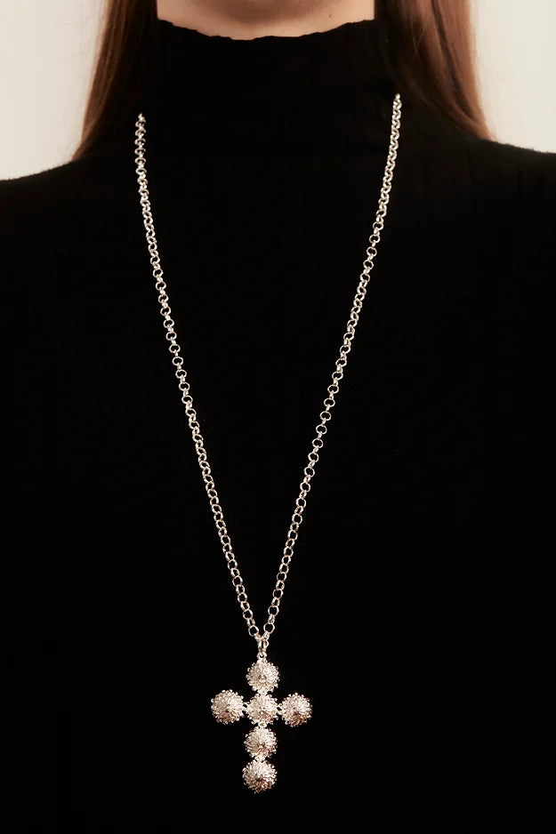 Crucifixo Isidora Prata