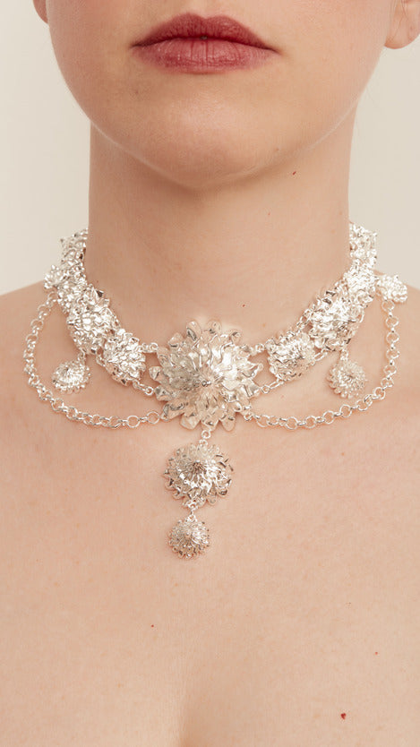 Choker Aria Silver